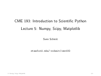 Scientific Python-Numpy,Scipy,MatPlotlib.pdf